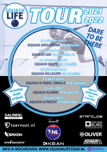 SquashLife Tour 2022 te Hillegom @ Squash Hillegom